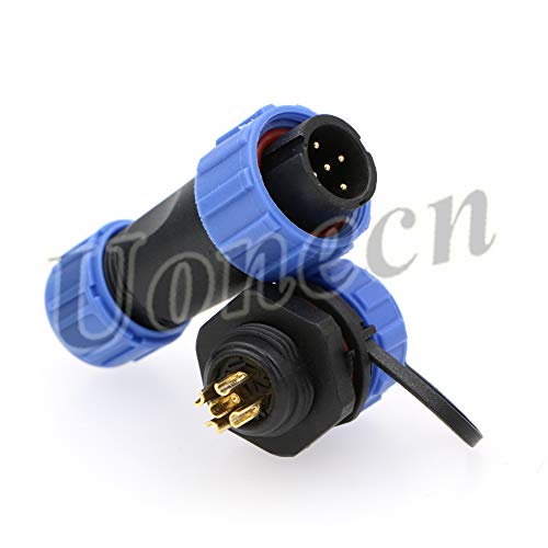 Uonecn SP13 5 Pin Waterproof Connector Plug Socket Aviation Connector Industrial Connector Adapter 3Pcs - Image 3
