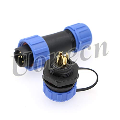 Uonecn SP13 5 Pin Waterproof Connector Plug Socket Aviation Connector Industrial Connector Adapter 3Pcs - Image 5