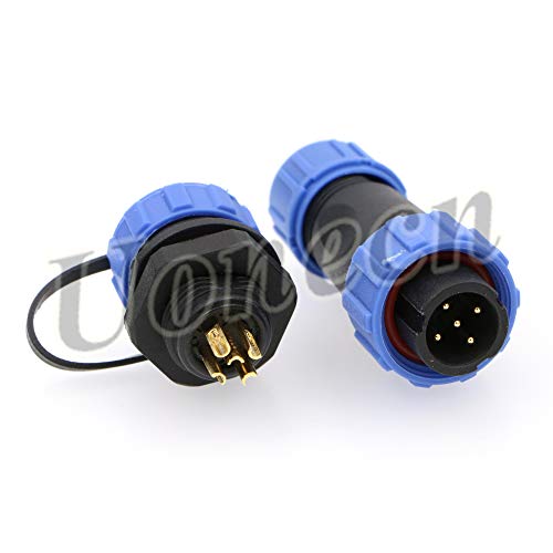 Uonecn SP13 5 Pin Waterproof Connector Plug Socket Aviation Connector Industrial Connector Adapter 3Pcs - Image 2