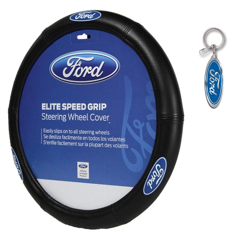 Plasticolor Ford Steering Auto Wheel Cover with Fancy Ford Logo Keychain - Image 4