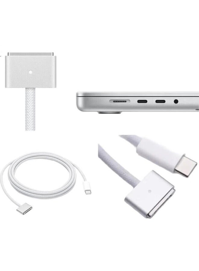 Mryc Macbook Pro A2442 A2681 Laptop Charger, Usb-C To Magsafe 3 Cable, M1 M2 Magnetic Air Power Adapter, Type-C - Image 1