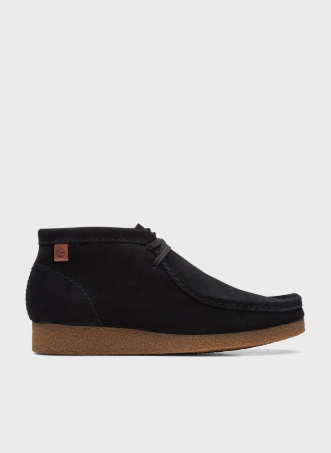 clarks Shacre Boot Black Sde - Image 1