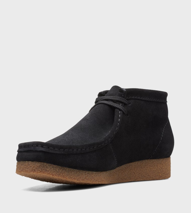 clarks Shacre Boot Black Sde - Image 4