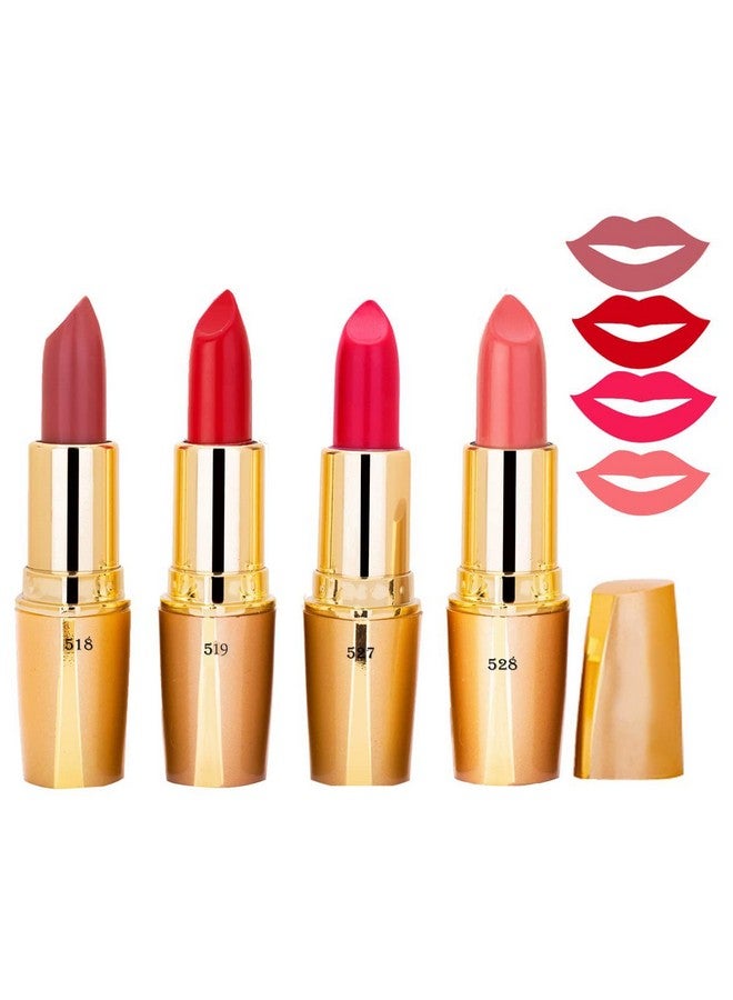 G4U Volo Creamy Matte Lipsticks For Women (4 Pcs Set)20Jan2022A47 - Image 1