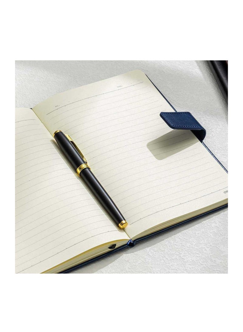 Deli A5 Size Hard Cover Executive Notebook 96 Sheets Brown - Image 2