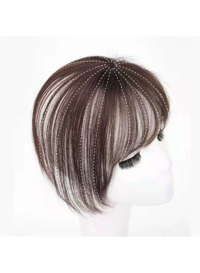 3D French Air Bangs Wig - Natural Invisible Top Hairpiece  - Image 2