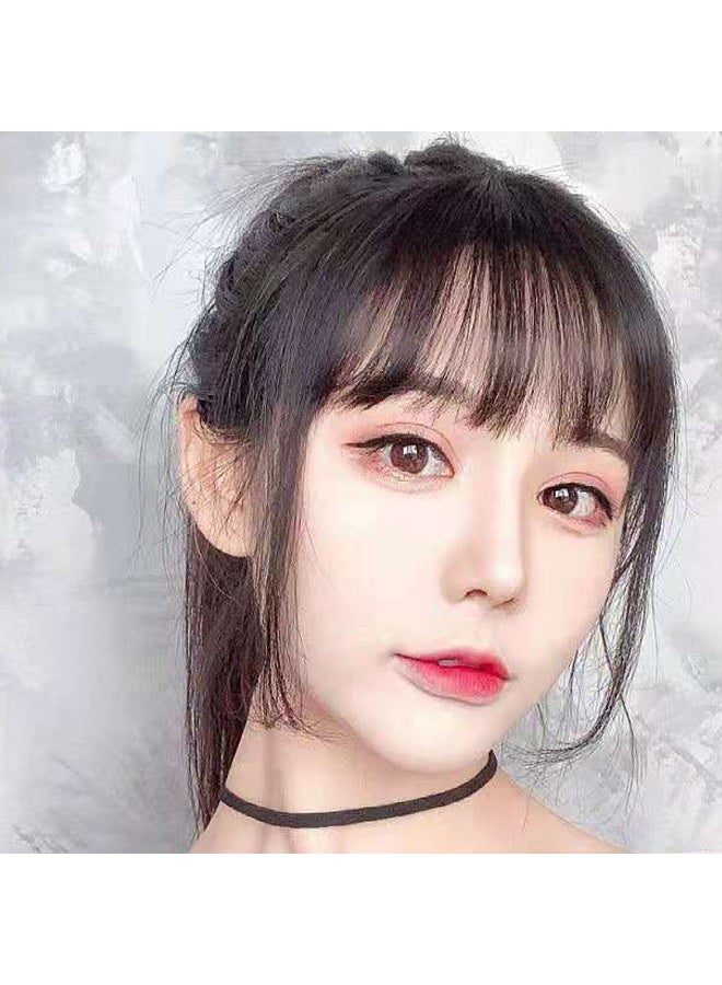3D French Air Bangs Wig - Natural Invisible Top Hairpiece  - Image 4