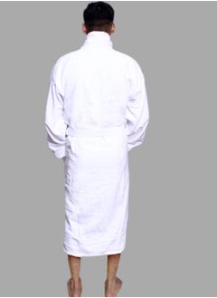 AZM Bathrobe – 400 GSM 100% Cotton Terry Silky Soft Spa Quality Comfort – Shawl Collar & Pocket  - Image 4
