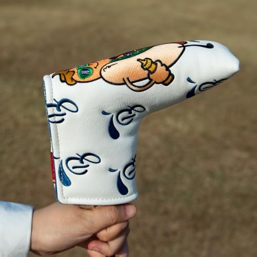 BAIRBRE Golf Putter Covers Hotdog Golf Mallet Putter Headcover Blade Putter Covers Leather Golf Headcover with Magnetic Golf Club Covers for Scotty Cameron Taylormade Titleist Odyssey - Image 5