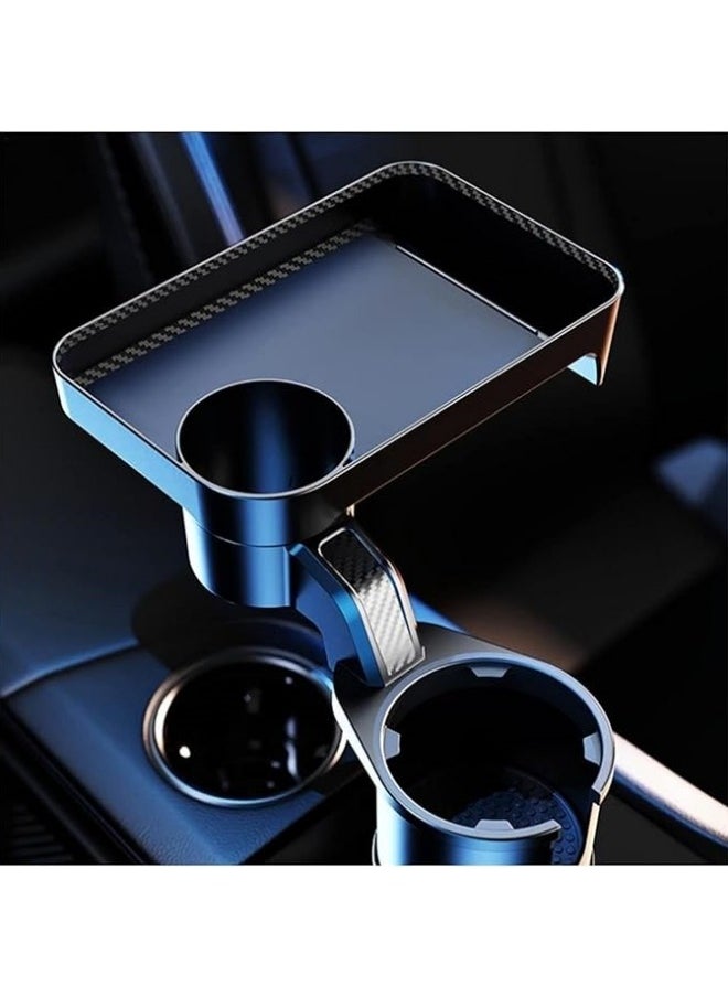 Generic - Multifunctional Car Cup Holder with Attachable Tray 360° Swivel Adjustable Car Tray Table for Cup Holders Expander - Image 1
