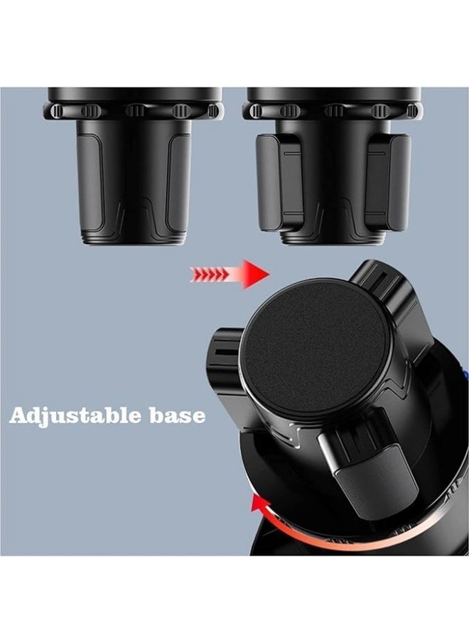 Generic - Multifunctional Car Cup Holder with Attachable Tray 360° Swivel Adjustable Car Tray Table for Cup Holders Expander - Image 1