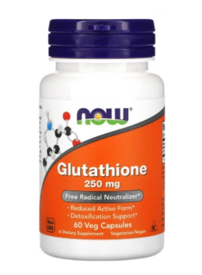 ناو غلوتاثيون ٢٥٠ ملغ، ٦٠ كبسولة نباتية - مكمل غذائي لدعم مضادات الأكسدة وصحة الخلايا - Image 3