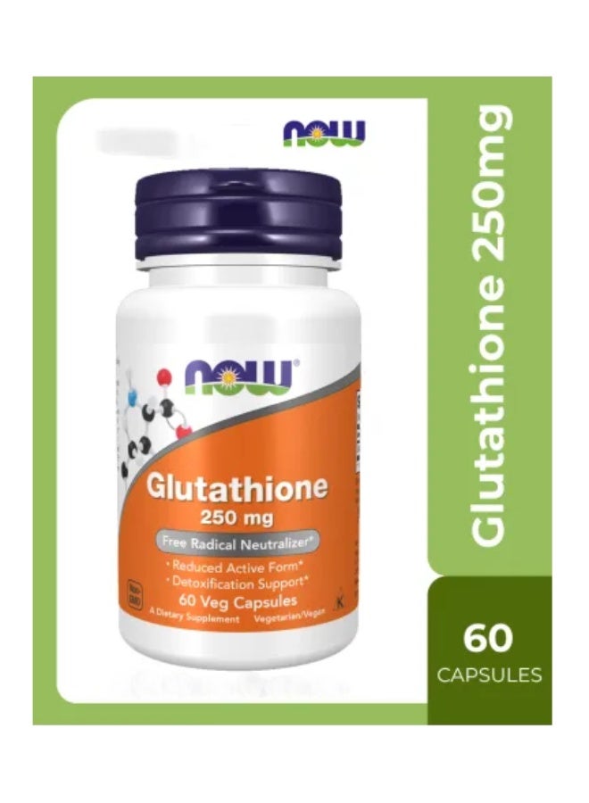 ناو غلوتاثيون ٢٥٠ ملغ، ٦٠ كبسولة نباتية - مكمل غذائي لدعم مضادات الأكسدة وصحة الخلايا - Image 2