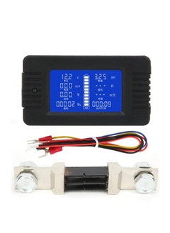 Generic Battery Test Detector, 0-200V LCD Digital Display Multifunctional Battery Meter, with 300A Shunt, 1% Measurement Accuracy(300A), Process and Current Calibrators  - Image 1