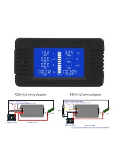 Generic Battery Test Detector, 0-200V LCD Digital Display Multifunctional Battery Meter, with 300A Shunt, 1% Measurement Accuracy(300A), Process and Current Calibrators  - Image 2