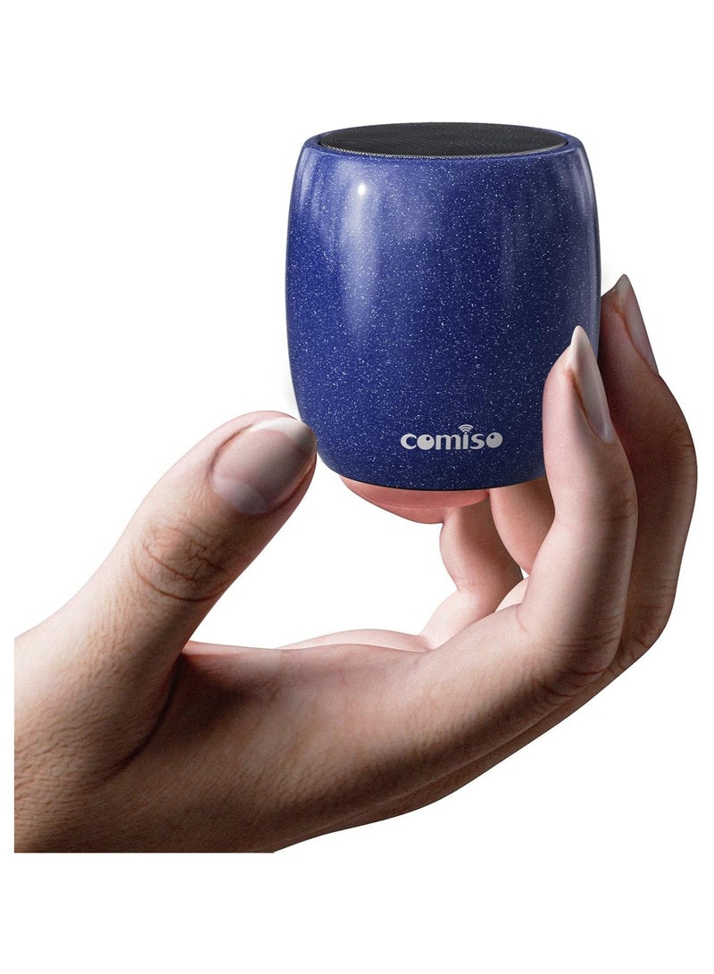 comiso Small Speaker, Bluetooth Speaker with 360°HD Stereo Sound and Robust Bass, Mini Speaker with Built-In Mic, Hands-Free Call, Portable Speaker for Hiking, Biking, Car, Or Trip - Image 1
