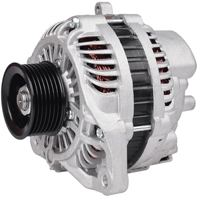 KUSATEC 31100RNAA01 New Alternator Compatible with Honda Civic 2006 2007 2008 2009 2010 2011 L4 1.8L, 12V CW Replacement OE# 11176N 31100RNAA012M2 - Image 1