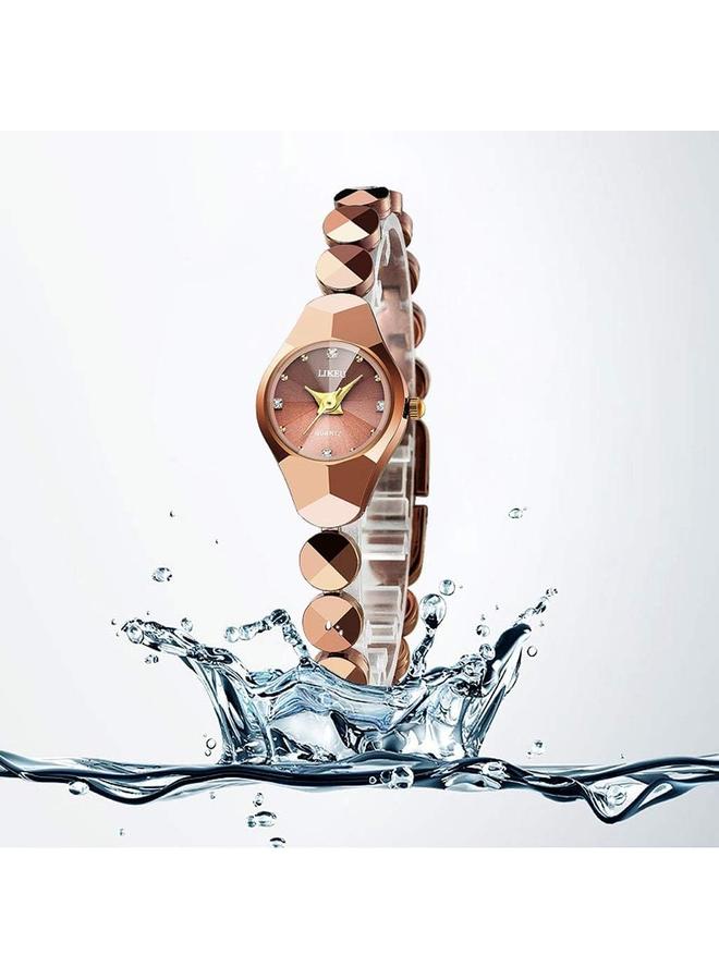 Round marking round comes with a metal strap. The new watch dial bracelet, fashion watch decorations, watches for girls watch, analog watch, for women gift watches - Image 3