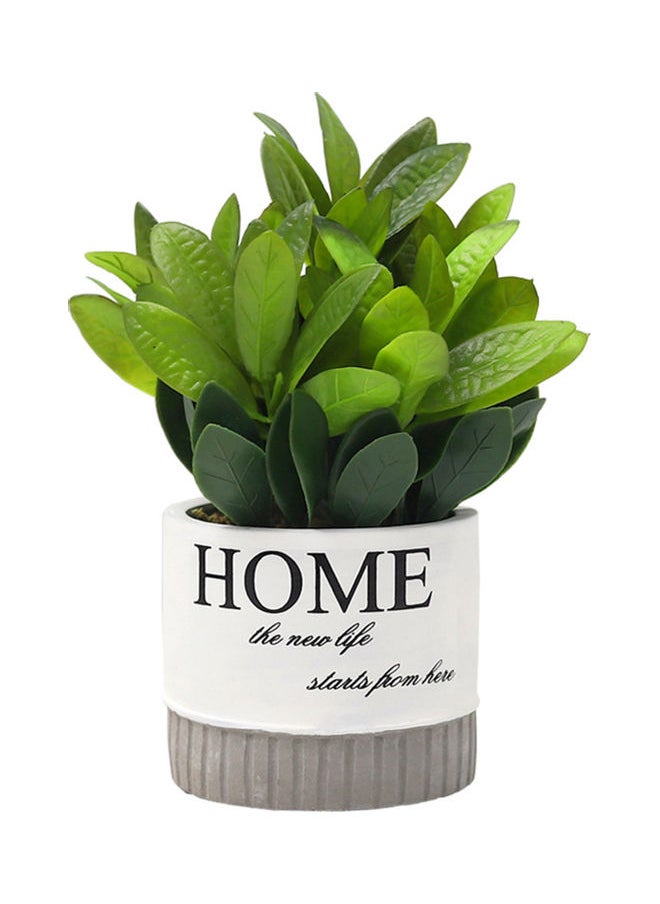 Generic Simulation Potted Plant Green 9x9x18.5cm 
