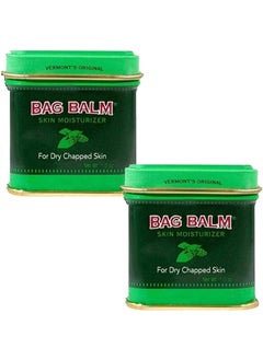 Bag Balm Vermonts Original for Dry Chapped Skin Conditions 1 Ounce Tin 2 Pack