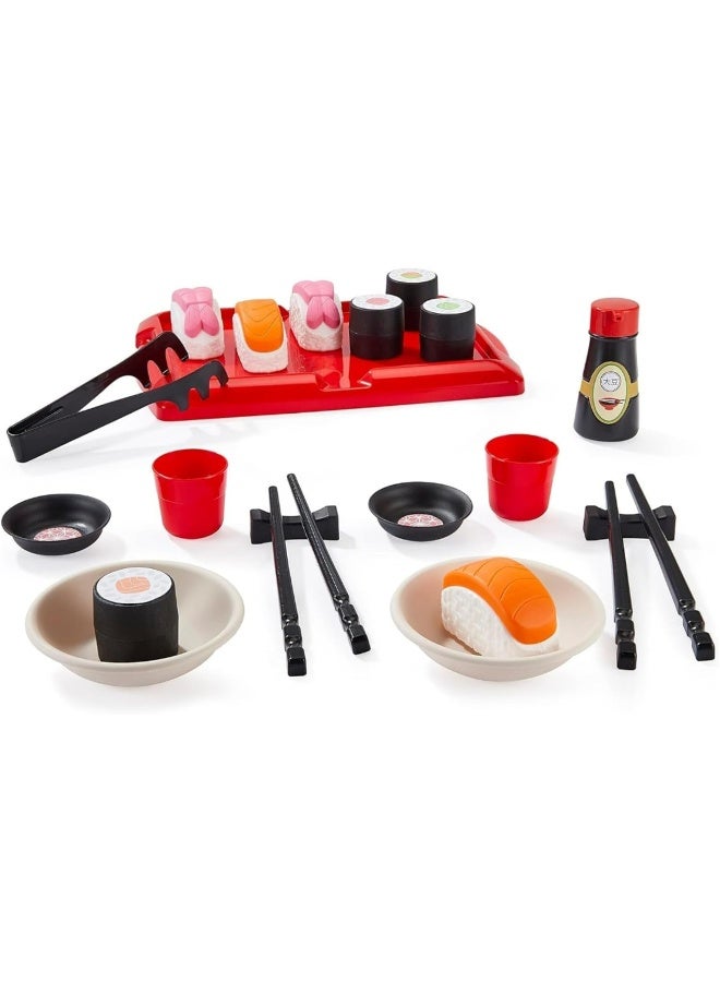 ecoiffier Jouets - 2523 - Sushi Set - Children'S Dinette - Imitation Game - From 18 Months - Made In France, Black - Image 1