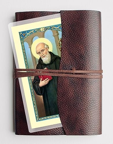 Trendzeen Laminated St Benedict Prayer Card - Saint Benedict Token, Lord's Prayer - Double Sided St Benedict Pocket Token Medal with Silver Finish - Patron Saint Of Protection Set of 3 Items - Image 3