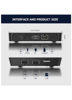 X96 X96Q PRO Smart TV Box Android 14.0 12GB RAM, 256GB ROM, 5G WiFi, 4K Ultra HD, High-Speed Processor, Dual WiFi, Set-Top Box Android TV Receiver  - Image 4