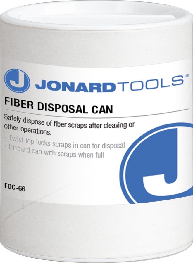 Jonard Tools FDC-66 Fiber Optic Scraps Disposal Can - Image 1
