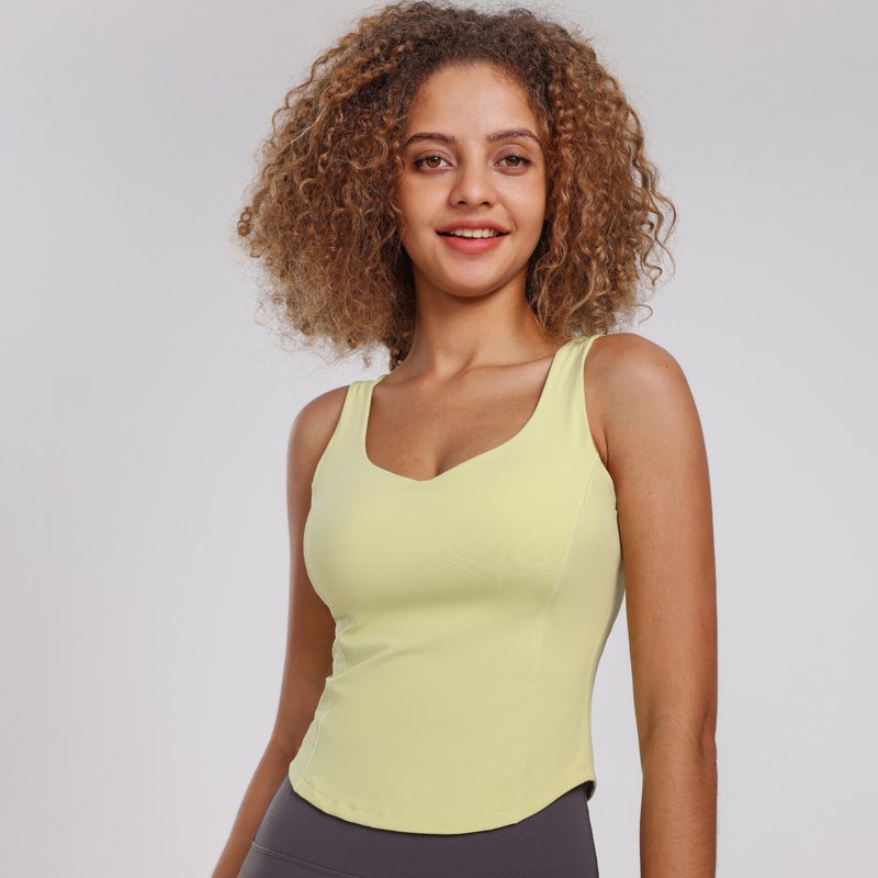 Sports Vest Women'S Yoga Bra Shock-Proof Fitness Underwear Fixed Chest Pad Anti-Sagging Pilates Top - Image 3