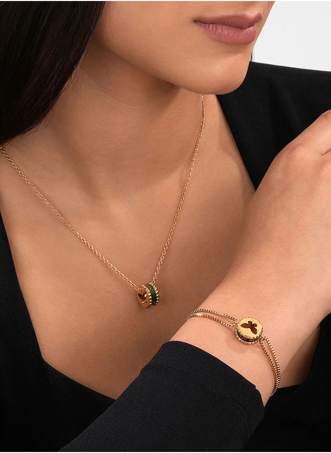 CERRUTI 1881 Gaetana Gold Plated Bracelet For WomenCIJLB0009801  - Image 4