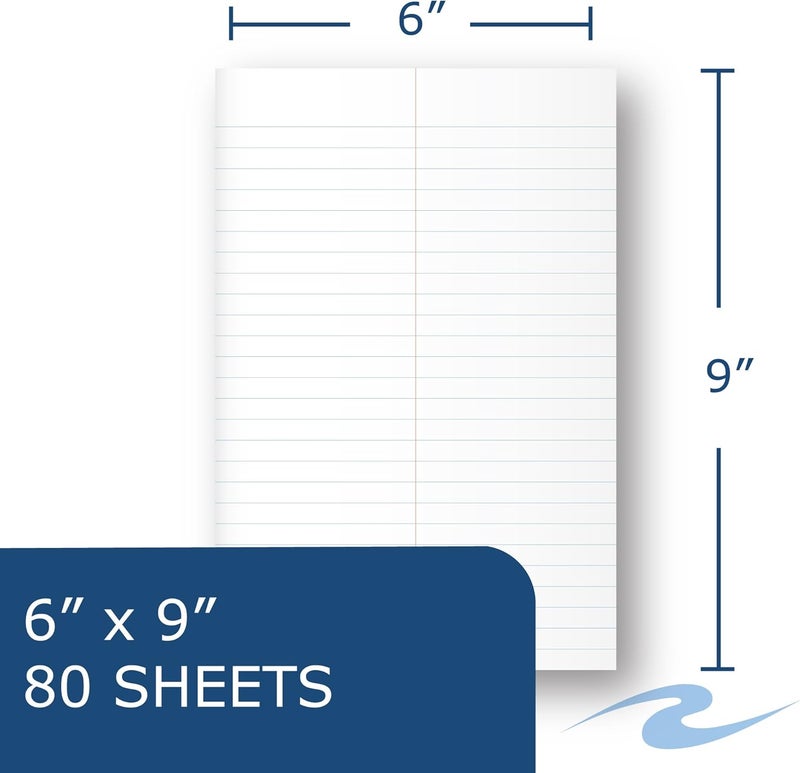 Roaring Spring Spiral Steno Pad, 6"x9", Gregg Ruled, 80 Sheets 15# White Paper Per Book, Proudly Made in The USA!, Snag Proof Wire, Stiff Board Covers (Pack of 1) - Image 2