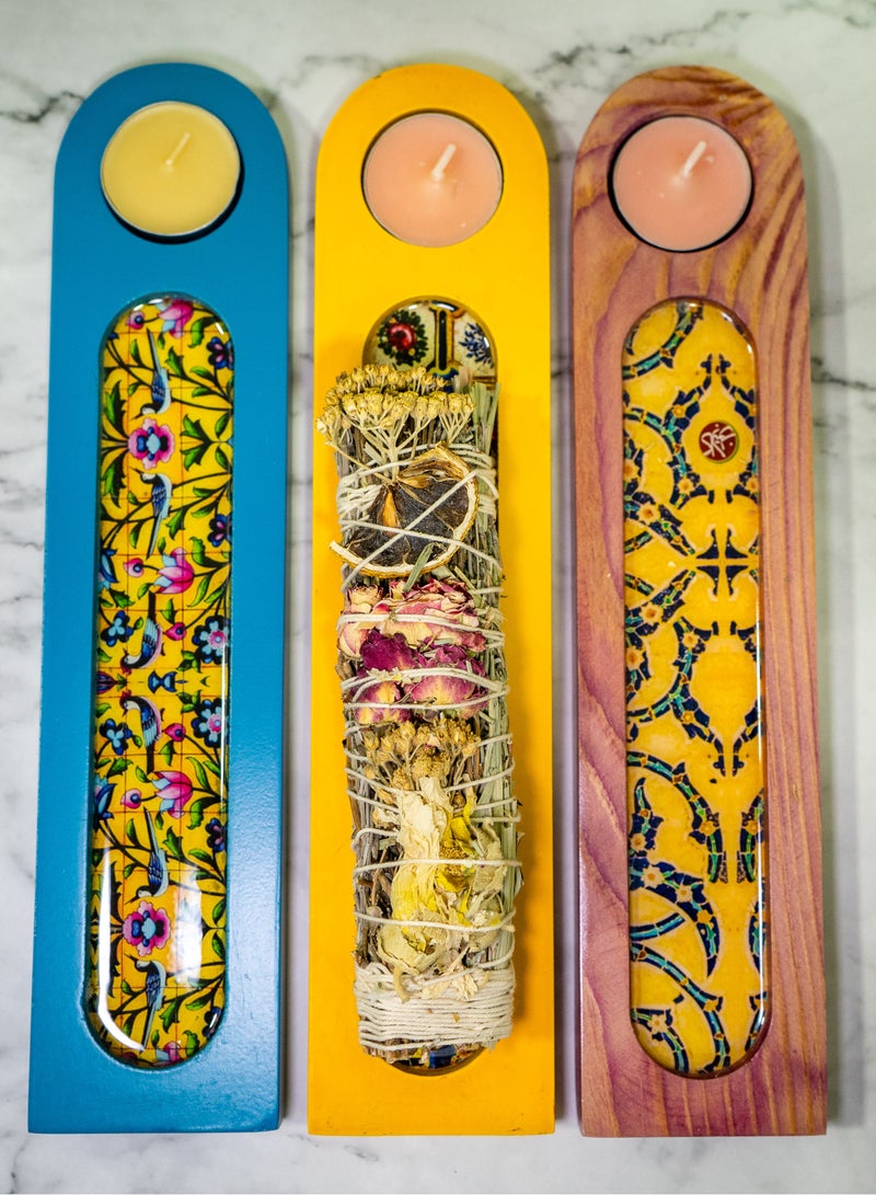   صوفيا طبيعة مبخرة شمعة خشبية ذات جودة عالية - Image 1