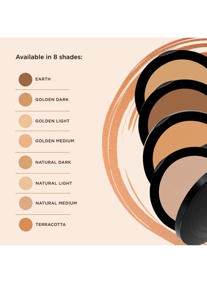 Osmosis Mineral Pressed Base Foundation, Lightweight Powder Makeup, Medium To Full Coverage, Matte Finish, 8 Shades, Natural Medium, 0.34 Oz - Image 3