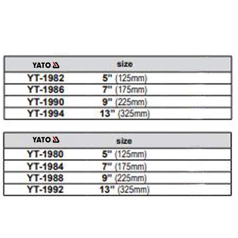 Yato Yato YT1994 Circlip Pliers 13in Straight RedSilver Industrial Hand Tools - Image 2