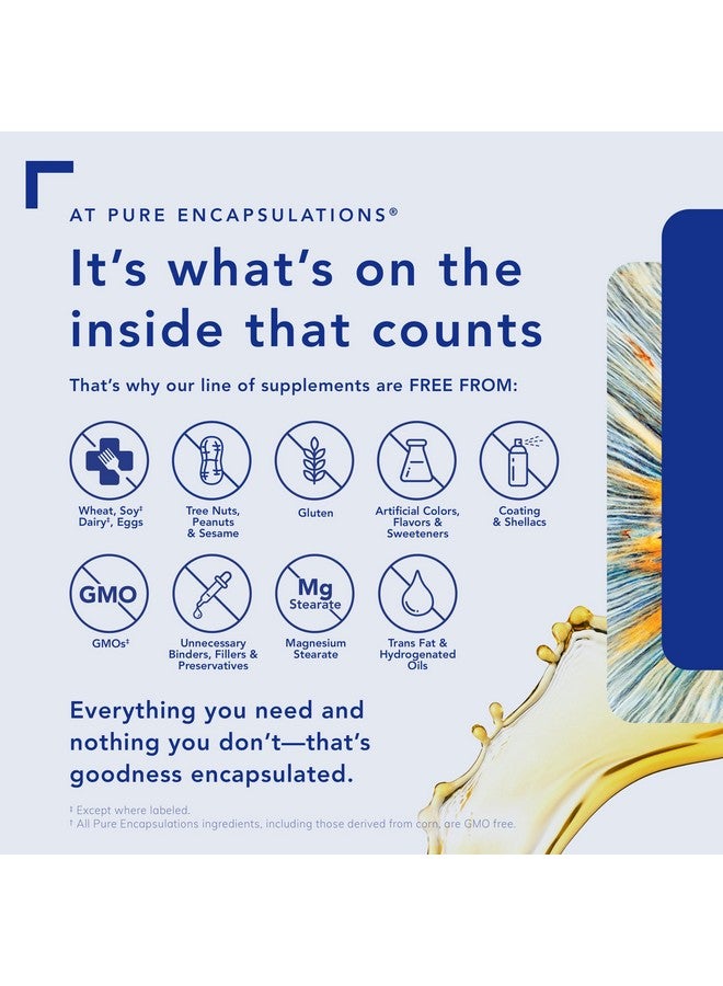 Pure Encapsulations مكمل إنزيمات الهضم من بيور إنكابسوليشنز - لدعم المرارة وصحة الأمعاء* - مع مزيج من أملاح الصفراء وإنزيمات الهضم - خالي من الغلوتين وغير معدل وراثيًا - 180 كبسولة - Image 5