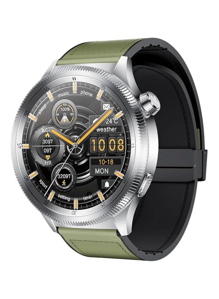 KUMI Watch Gear GT3, 1.43-inch AMOLED Screen, Dual Rotating Dial, ChatGPT Integration, Health Monitoring, 100+ Sports Modes - Image 1