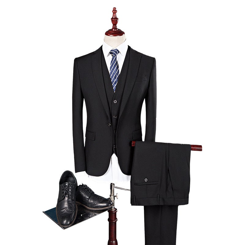 Autum New Men'S Pure Color Suit Suit Slim Groom'S Dress Large Size Suit Suit S-6Xl - Image 3
