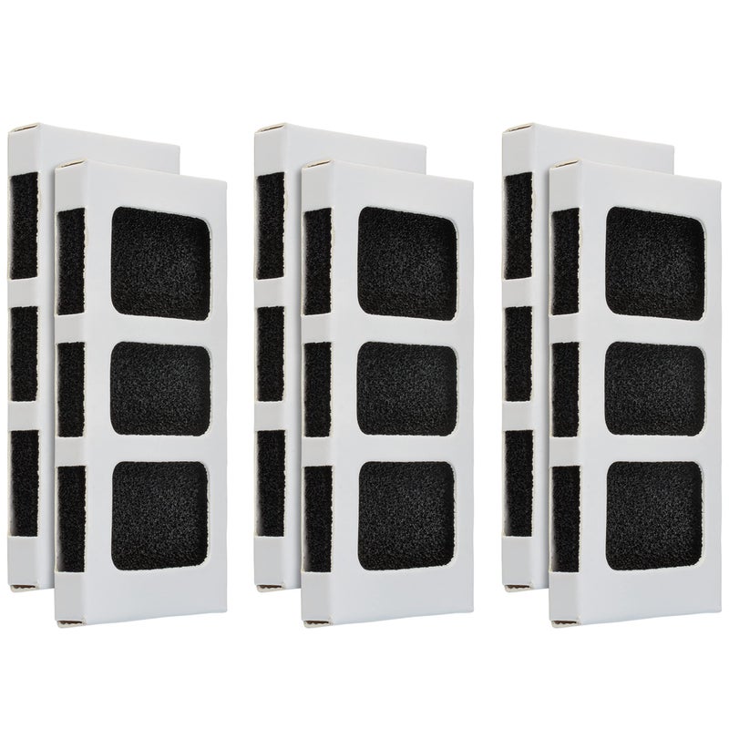 BlueStars BlueStars Paultra2 Refrigerator Air Filter  Compatible with PureAir Ultra II Frigidaire and Electrolux Models  Replaces 5303918847 242047805 EAP12364179  Pack of 6 