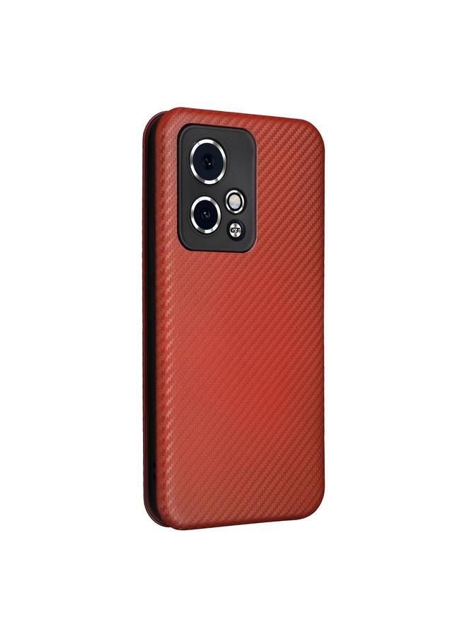 S-TOP Case For Honor 90 GT Carbon Fiber Texture Flip Leather Phone Case - Image 3