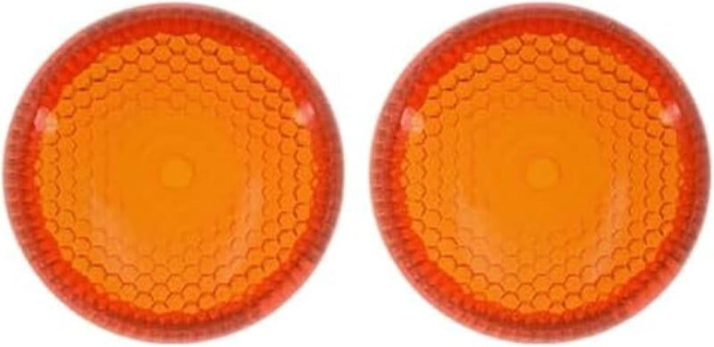 Vuzmode Motorcycle Turn Signal Lens Cover - Orange - Image 1