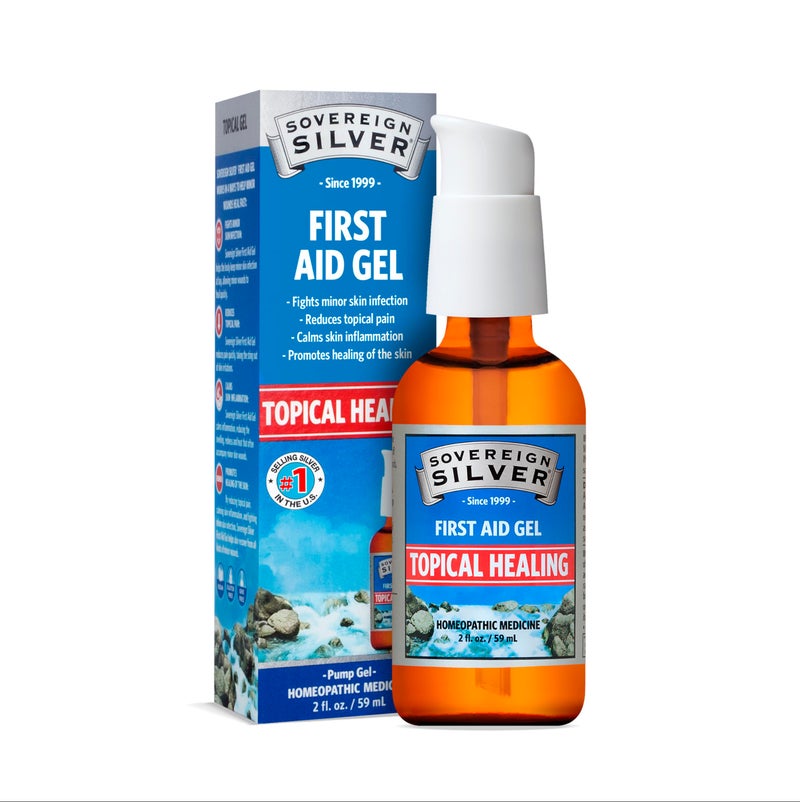 Sovereign Silver First Aid Gel – Topical Healing Homeopathic Medicine, 2 oz. - Image 1