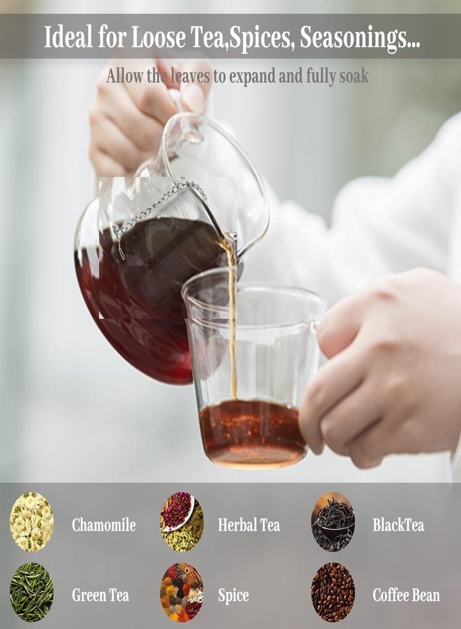 Dancepanda Stainless Steel Tea Infuser for Loose Leaf Tea Steeper,Tea Ball for Loose Leaf Tea,Loose Tea Infuser - Image 5