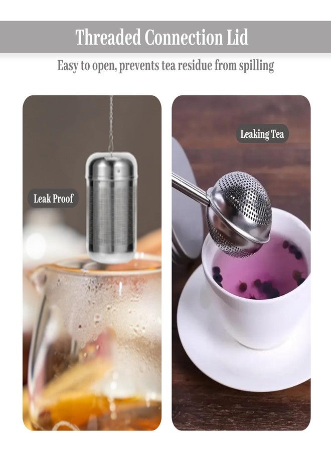 Dancepanda Stainless Steel Tea Infuser for Loose Leaf Tea Steeper,Tea Ball for Loose Leaf Tea,Loose Tea Infuser - Image 4