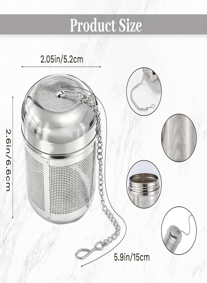 Dancepanda Stainless Steel Tea Infuser for Loose Leaf Tea Steeper,Tea Ball for Loose Leaf Tea,Loose Tea Infuser - Image 2