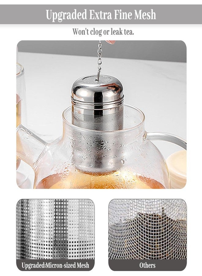 Dancepanda Stainless Steel Tea Infuser for Loose Leaf Tea Steeper,Tea Ball for Loose Leaf Tea,Loose Tea Infuser - Image 3