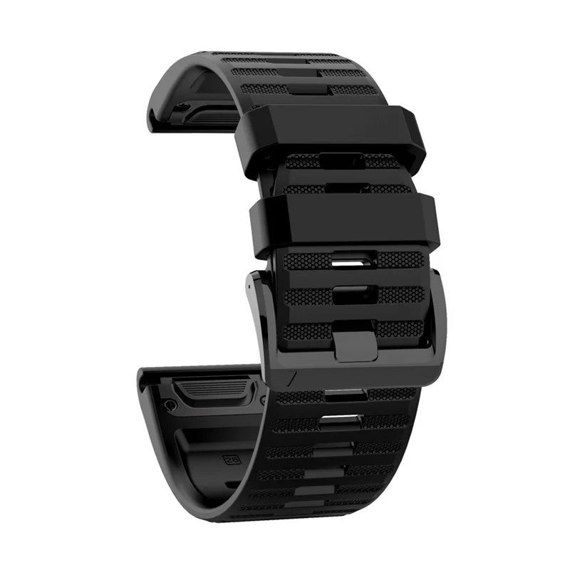 Bluejw Quickfit Watch Band for Garmin Forerunner 945/955/965 & Fenix 7X/7/6X/6 Pro/5X Plus – 26mm/22mm Replacement Rubber Strap - Image 4