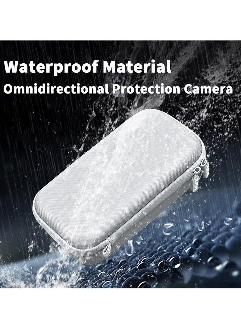 CMGTYYD DJI Osmo Pocket 3 Carrying Bag, Fit for Osmo Pocket 3, Waterproof Hard Carrying Case, Portable U Storage Protective Bag for DJI Osmo Pocket 3 Creator Combo Accessories, PU Leather Storage  - Image 5