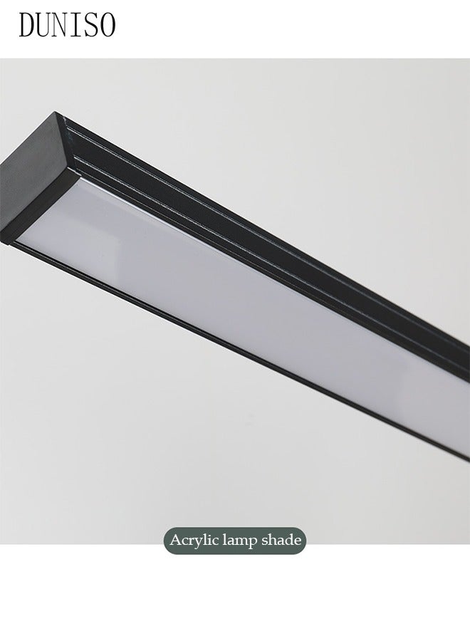 DUNISO مصباح مكتب LED مع 3 أوضاع إضاءة، مصباح طاولة قابل للتعديل بذراع معدني متأرجح، مشبك، ووظيفة الذاكرة للمكتب المنزلي، وغرف النوم، والاستوديوهات، والقراءة  - Image 5