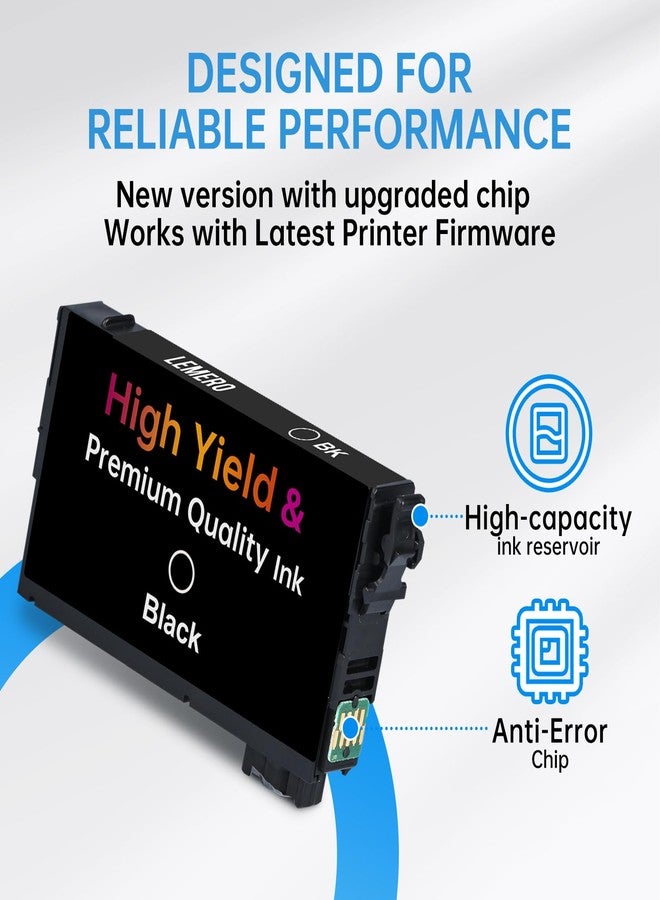 LEMERO Remanufactured 252XL Ink Cartridges Replacement for Epson 252XL Ink Cartridges Combo Pack 252 XL for Epson Workforce WF-7110 WF-7710 WF-7720 WF-3640 WF-3620 WF-7610 WF-7620 Printer, 8-Pack - Image 5