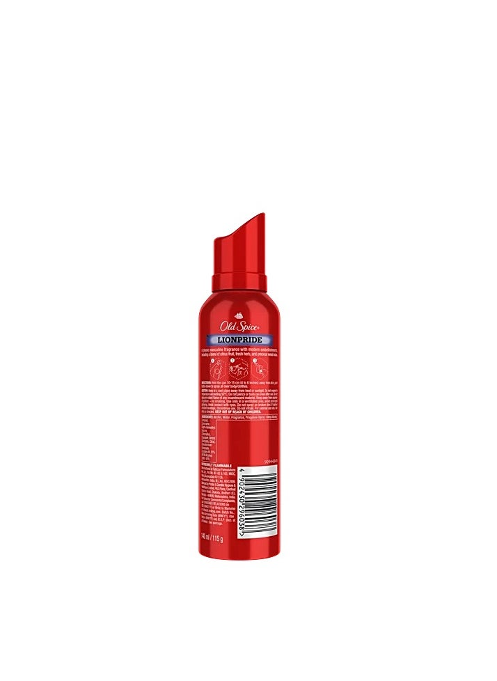 Old Spice lionpride body spray 140ml  - Image 2